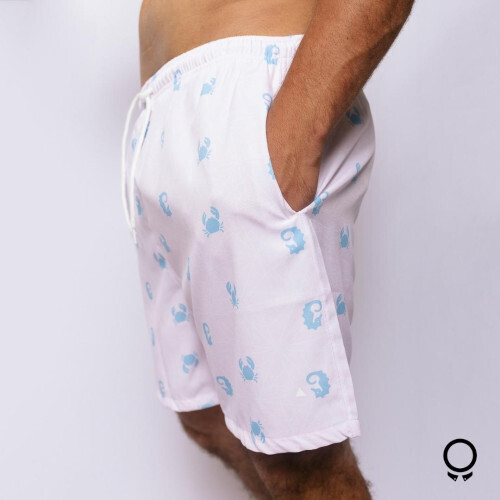 SHORT DE BAÑO LIBERATO BASICS ROSADO FONDO DE MAR