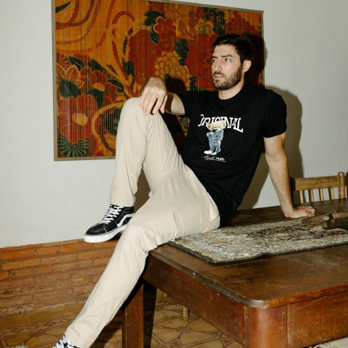 PANTALON CARGO LIBERATO BASICS BEIGE