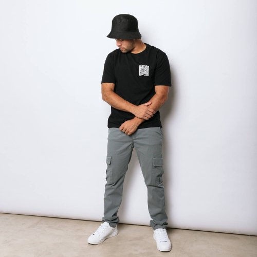 PANTALON CARGO LIBERATO BASICS GRIS