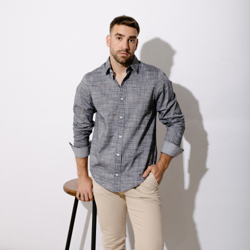 CAMISA LIBERATO BASICS MANGAS LARGAS NEGRA