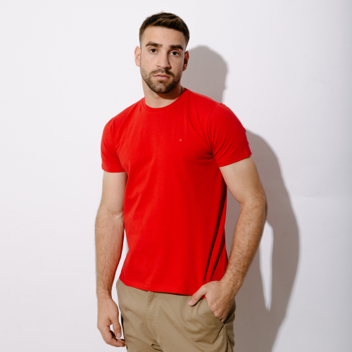 REMERA LIBERATO BASICS PREMIUM TEE ROJA