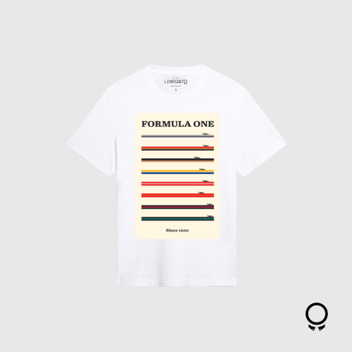 REMERA LIBERATO BASICS REGULAR FIT FORMULA ONE