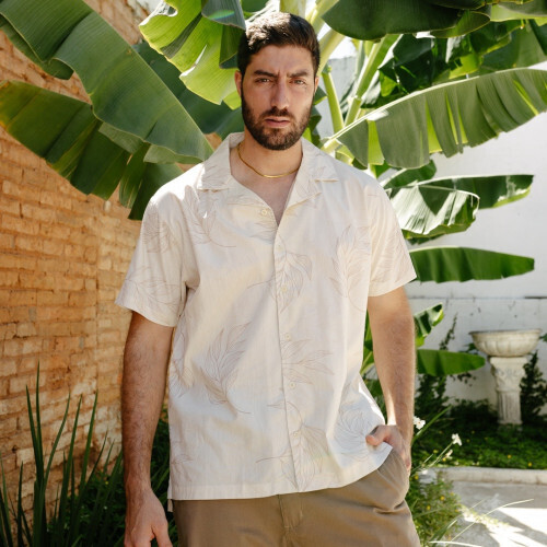 CAMISA LIBERATO BASICS PLAYERA BEIGE