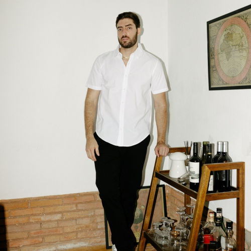 CAMISA LIBERATO BASICS MANGAS CORTAS BLANCA
