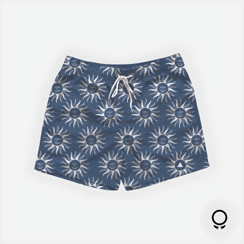 SHORT DE BAÑO LIBERATO BASICS AZUL MARINO SOL