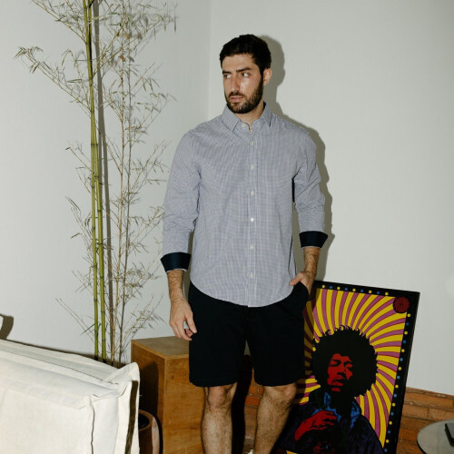 BERMUDA LIBERATO BASICS AZUL MARINO