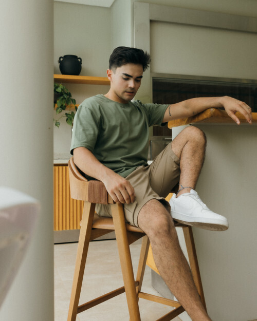 REMERA LIBERATO BASICS OVERSIZE VERDE