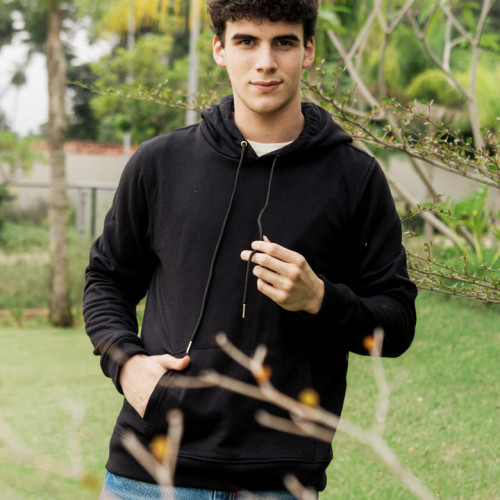 HOODIE LIBERATO BASICS NEGRO