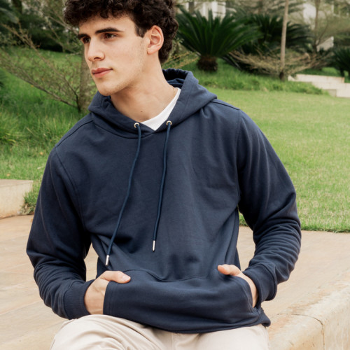 HOODIE LIBERATO BASICS AZUL MARINO