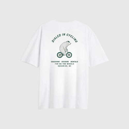 REMERA LIBERATO BASICS OVERSIZE MARFIL DIALED IN CYCLING