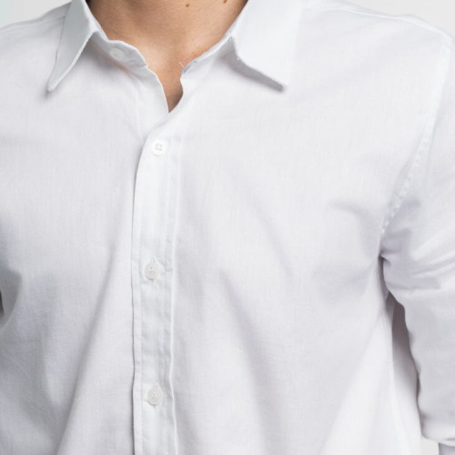 CAMISA LIBERATO BASICS MANGAS LARGAS BLANCA