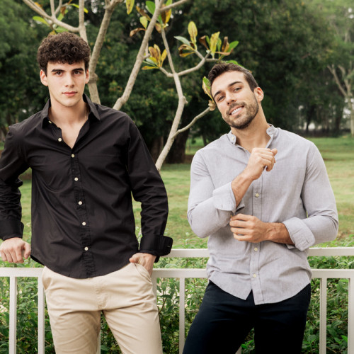 CAMISA LIBERATO BASICS MAO MANGAS LARGAS GRIS JASPEADA