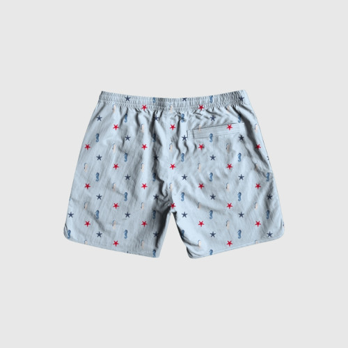 SHORT DE BAÑO LIBERATO CELESTE ESTRELLA DE MAR