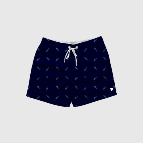 SHORT DE BAÑO LIBERATO AZUL TIBURONES