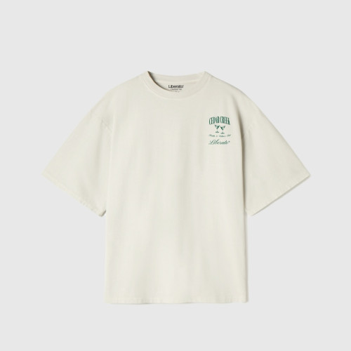 REMERA LIBERATO PREMIUM 250GSM OVERSIZE BEIGE CEDAR CREEK