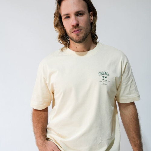 REMERA LIBERATO PREMIUM 250GSM OVERSIZE BEIGE CEDAR CREEK