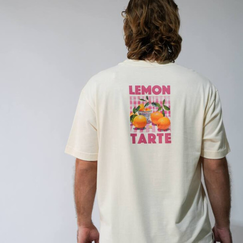 REMERA LIBERATO OVERSIZE BEIGE LEMON TARTE