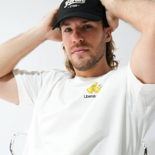 REMERA LIBERATO OVERSIZE MARFIL PREMIUM FRESH LEMON