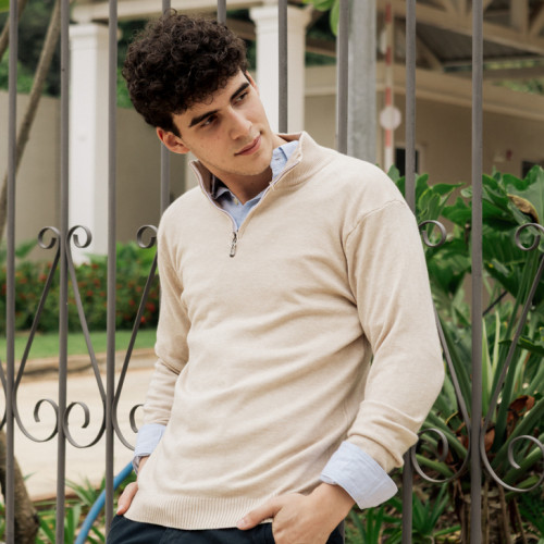 SWEATER LIBERATO BASICS BEIGE