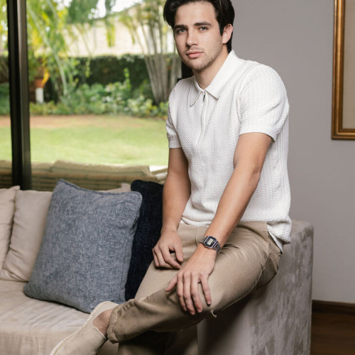 PANTALON CON GOMA LIBERATO DE LINO KAKHI