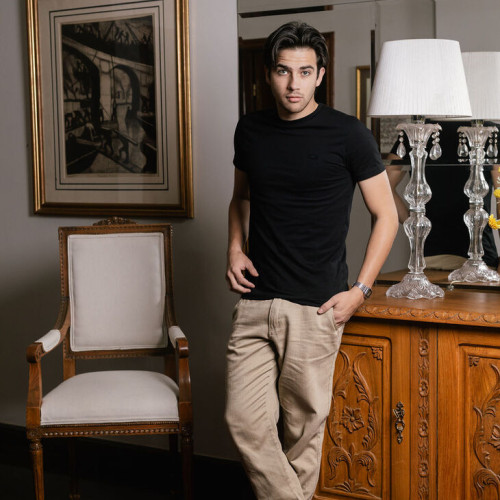 PANTALON CON GOMA LIBERATO DE LINO KAKHI