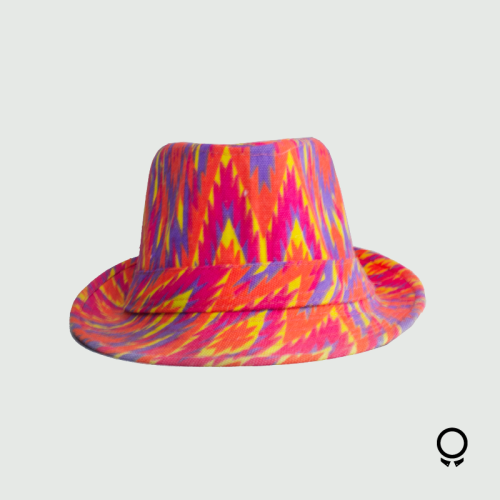 Sombrero Liberato Fucsia Con Lila