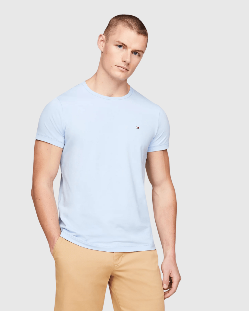 REMERA TOMMY HILFIGER CELESTE