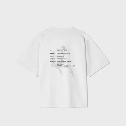 REMERA OVERSIZE UNDISTURB3D EXPLICIT 250 GSM WHITE