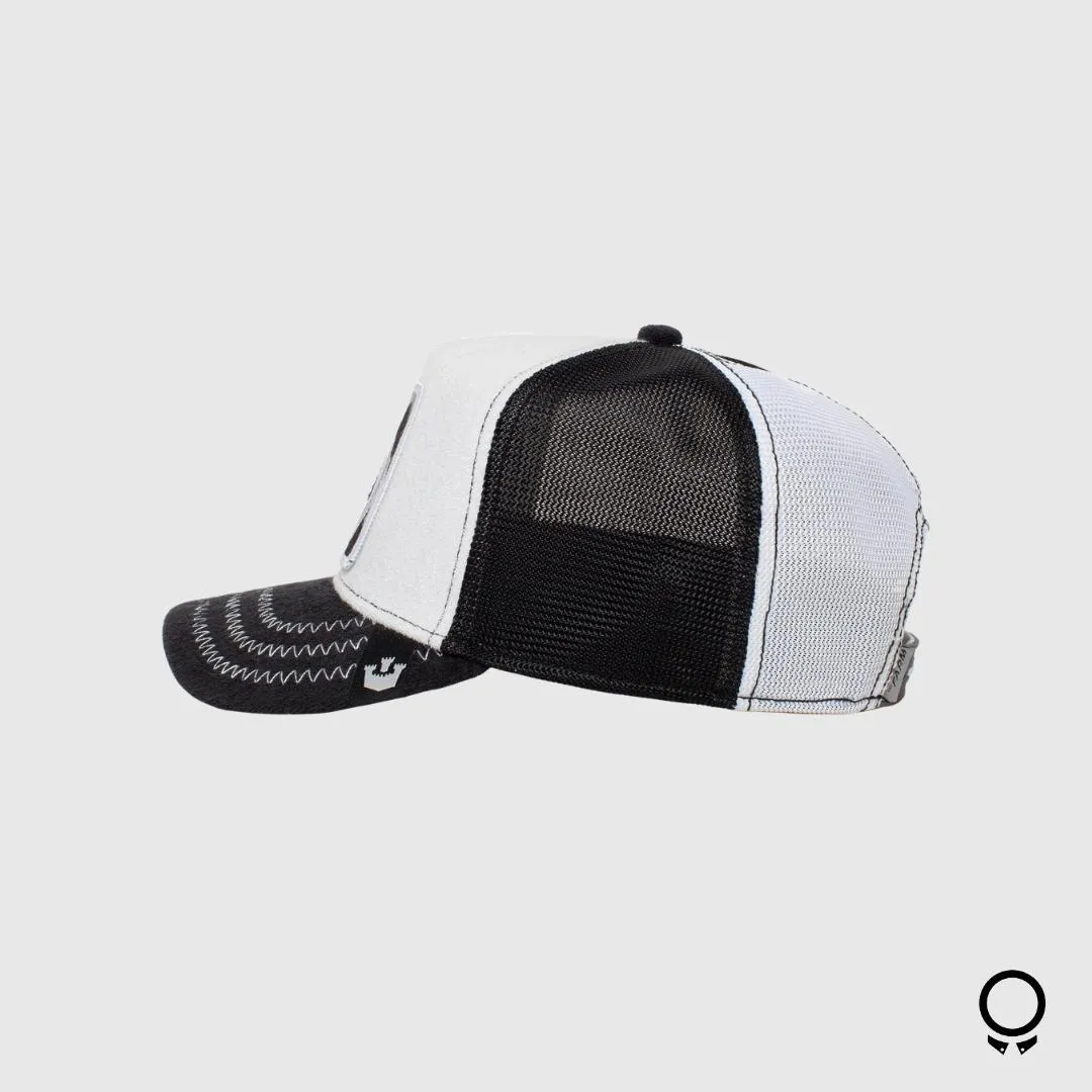 GORRA GOORIN BROS FINISH LAST BLANCO