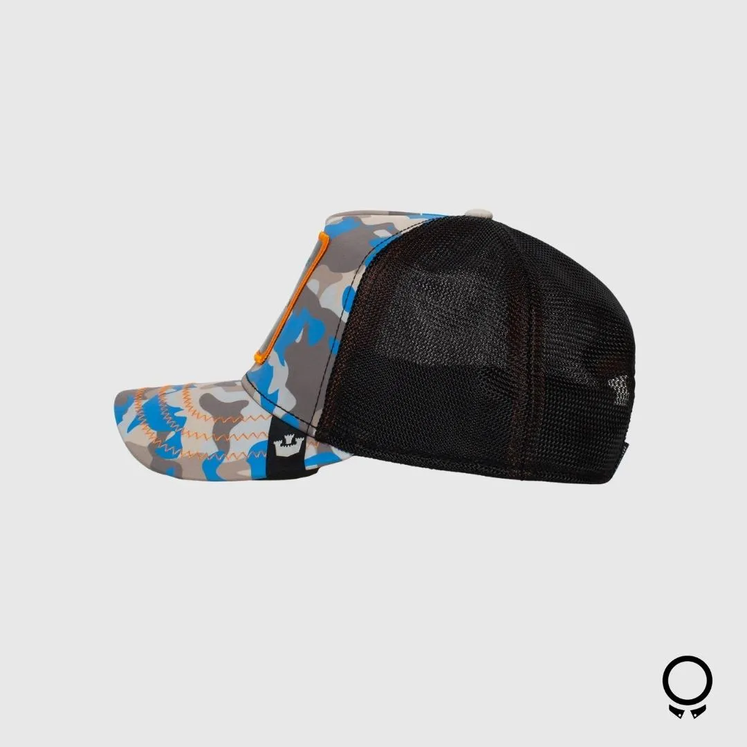GORRA GOORIN BROS LUCK STAYS DOWN AZUL CAMO