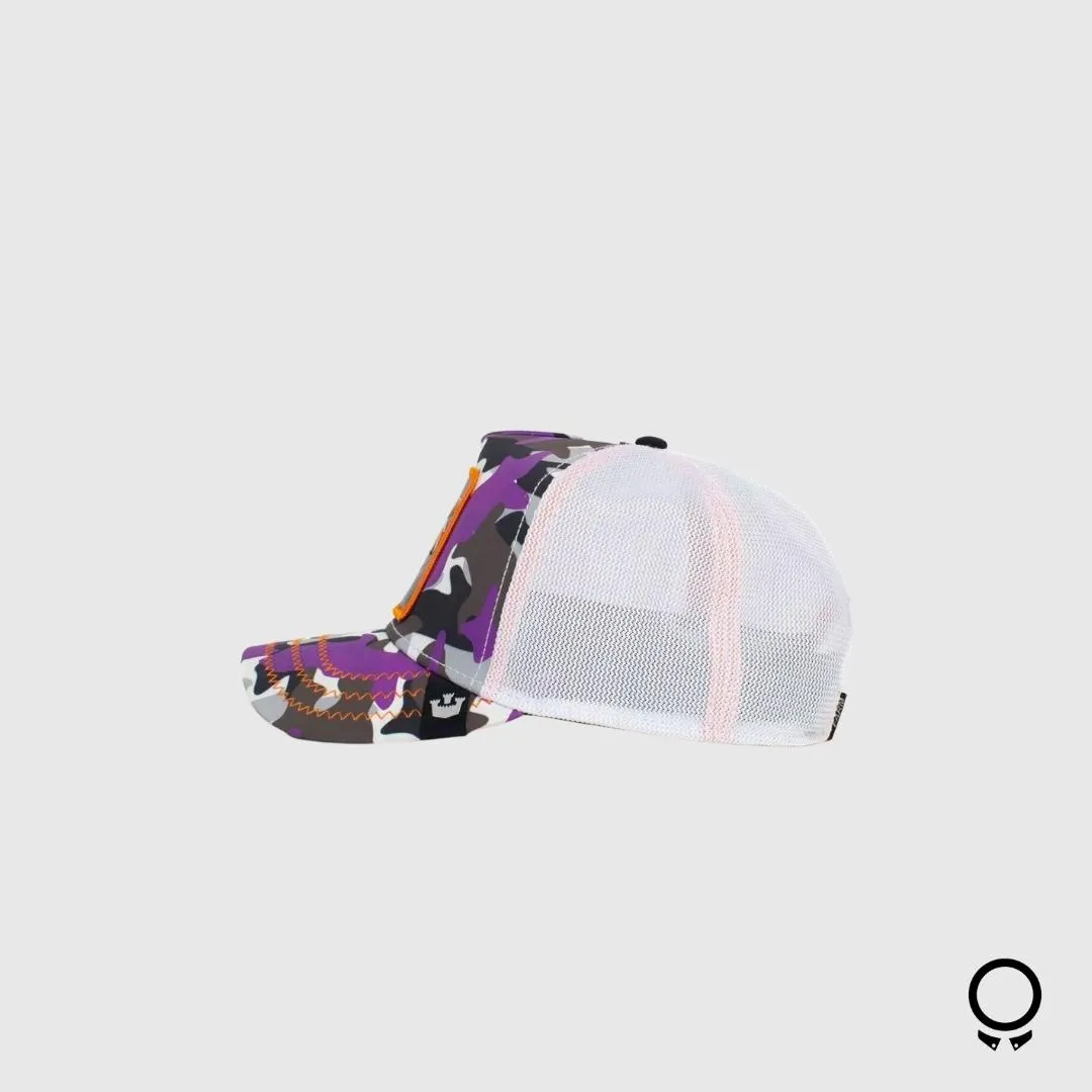 GORRA GOORIN BROS LIL STRANGE DUCK LILA CAMO