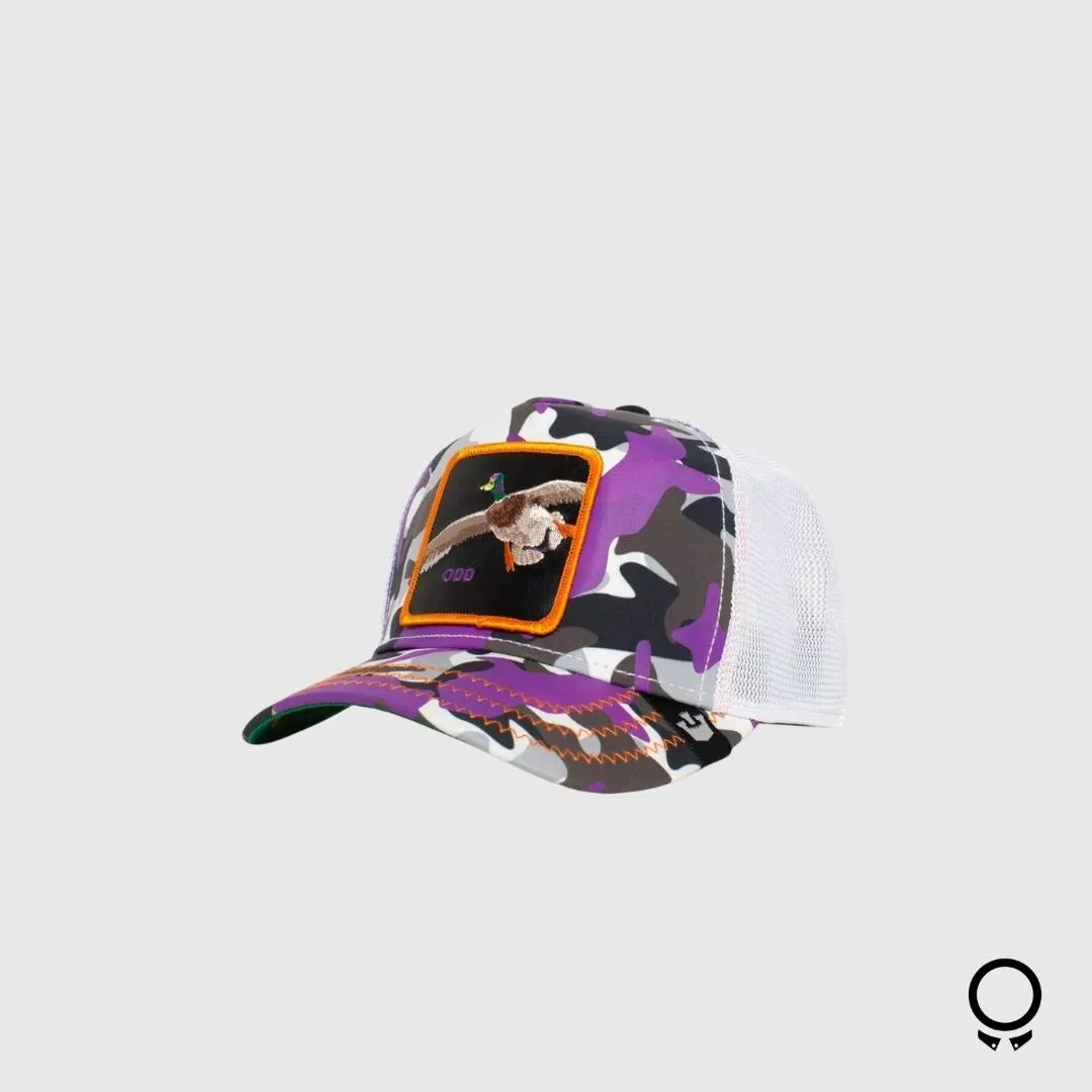 GORRA GOORIN BROS LIL STRANGE DUCK LILA CAMO