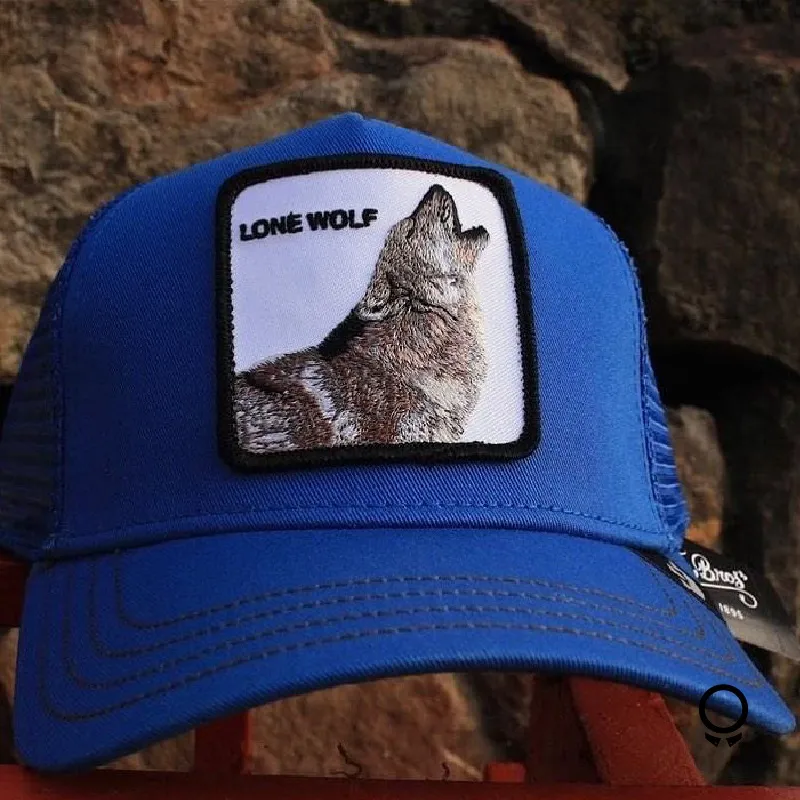 GORRA GOORIN BROS WOLF AZUL
