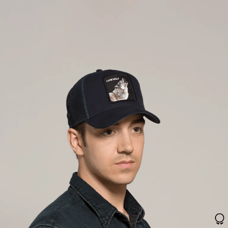 GORRA GORIN BROS WOLF AZUL MARINO