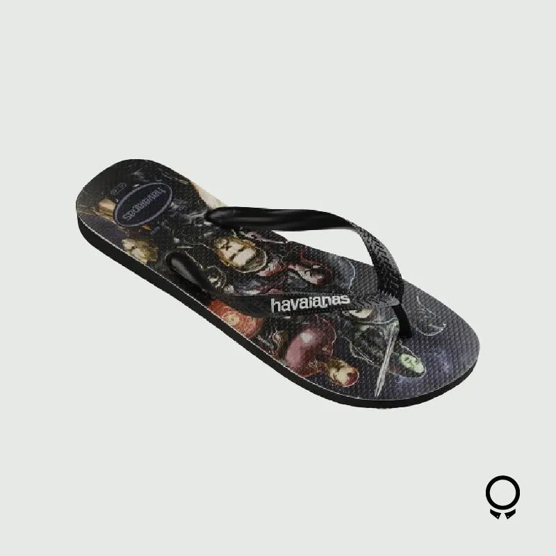 ZAPATILLA HAVAIANAS TOP MARVEL NEGRO