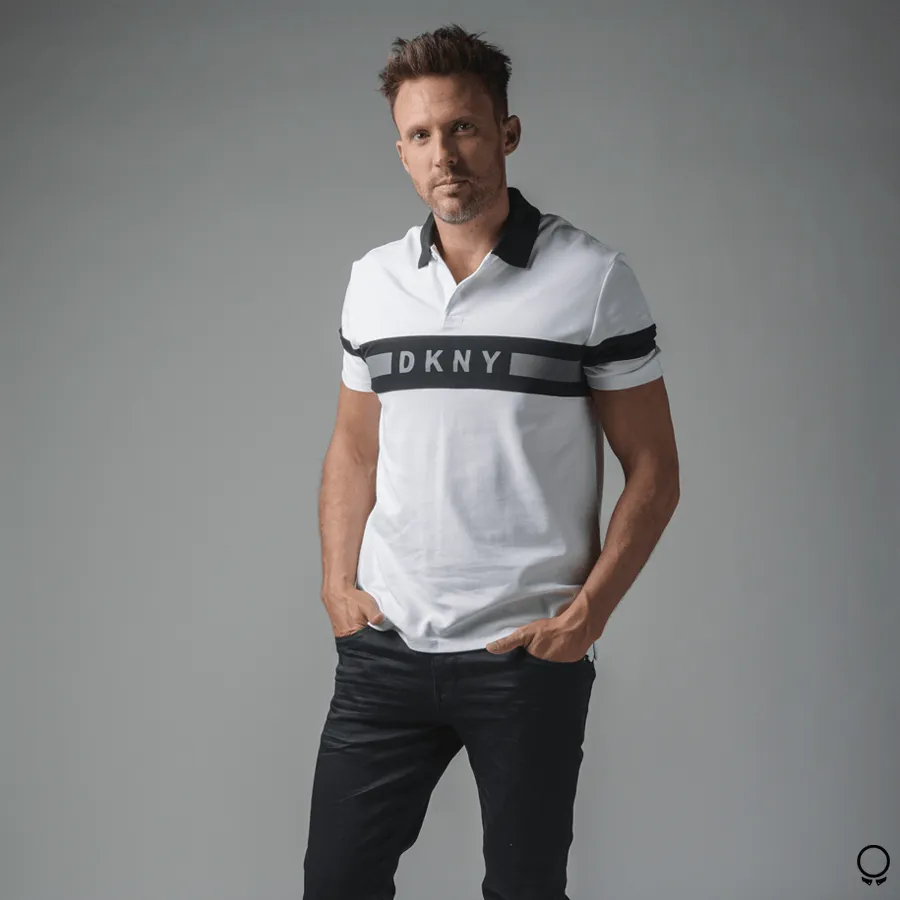 REMERA POLO DKNY BLANCO