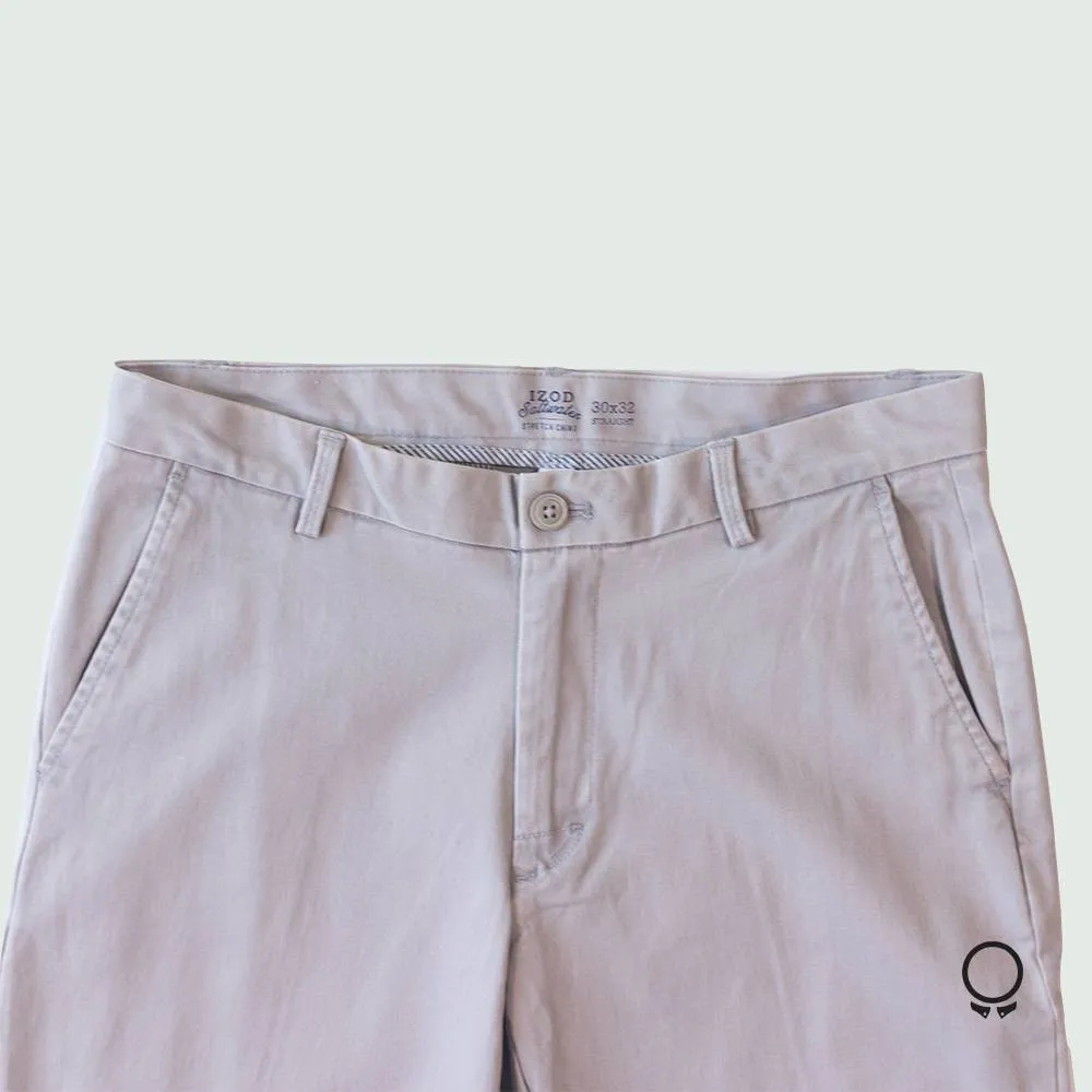 PANTALON CHINO  IZOD GRIS