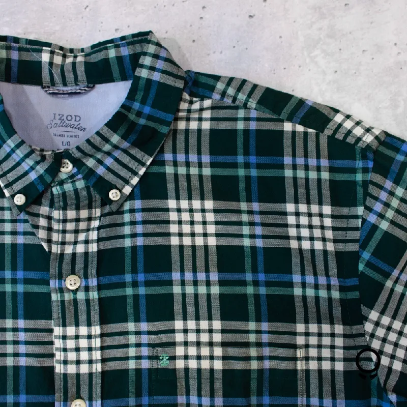 CAMISA IZOD M/L CUADROS VERM