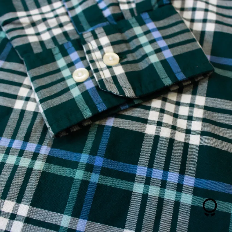CAMISA IZOD M/L CUADROS VERM