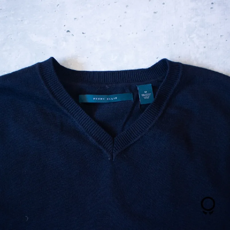SWEATER PERRY ELLIS AZUL MARINO