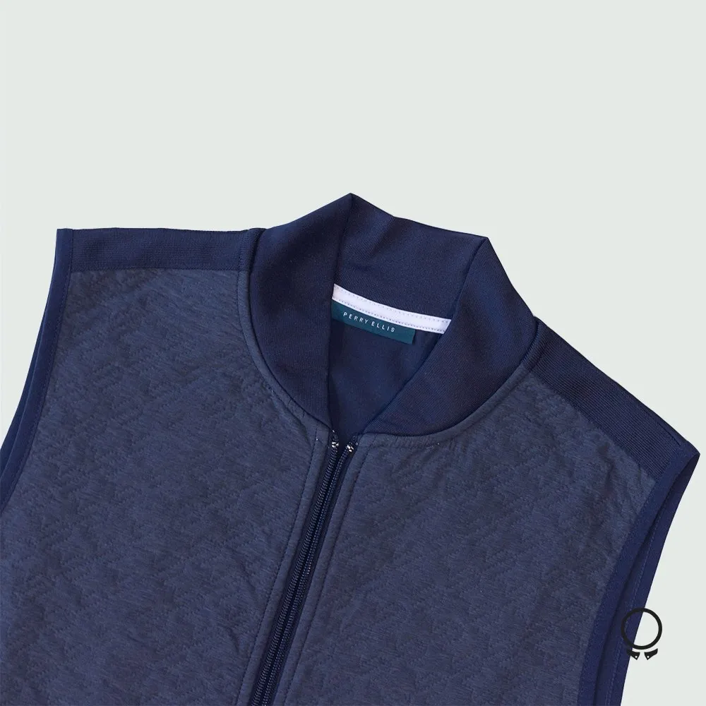 CHALECO PERRY ELLIS AZUL MARINO