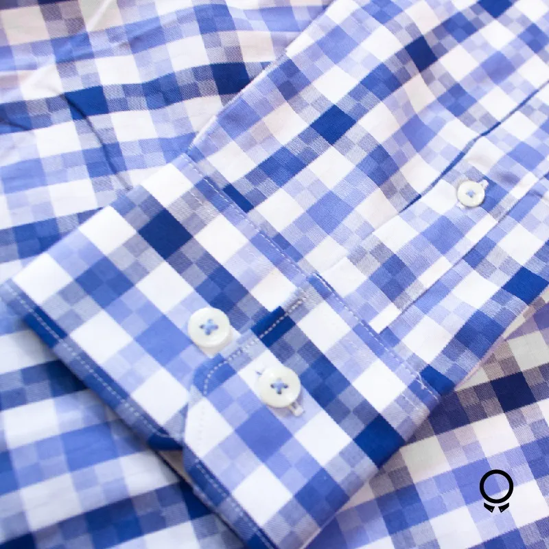CAMISA CASUAL P. ELLIS CUADR AZM