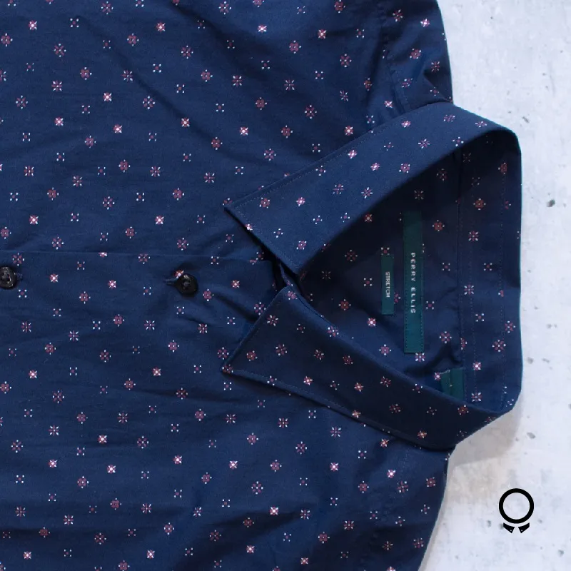 CAMISA CASUAL M/L AZUL MARINO P. ELLXXL