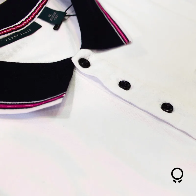 POLO PERRY ELLIS BLANCO