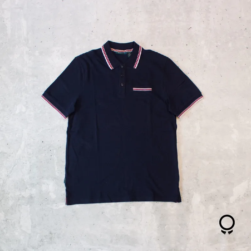 POLO PERRY ELLIS AZUL MARINO
