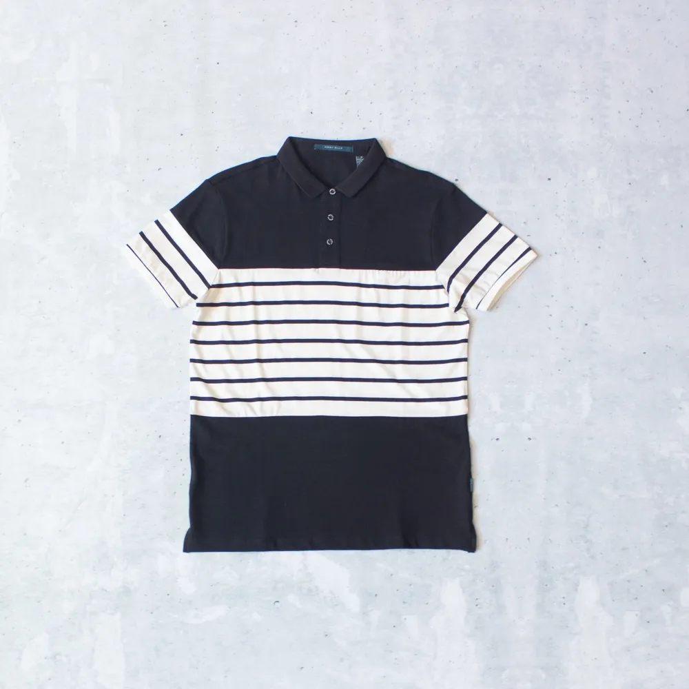 POLO PERRY ELLIS RAYADA NEGM