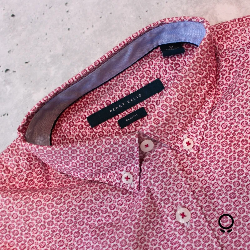 CAMISA PERRY ELLIS ROSADA