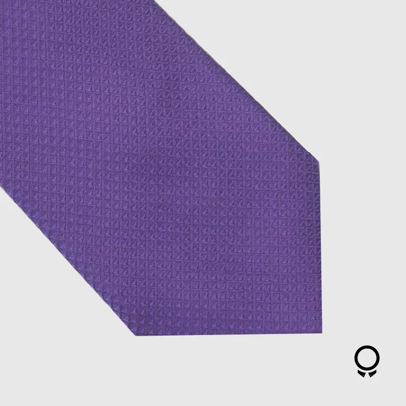 CORBATA PERRY ELLIS LILA CON PATRONES