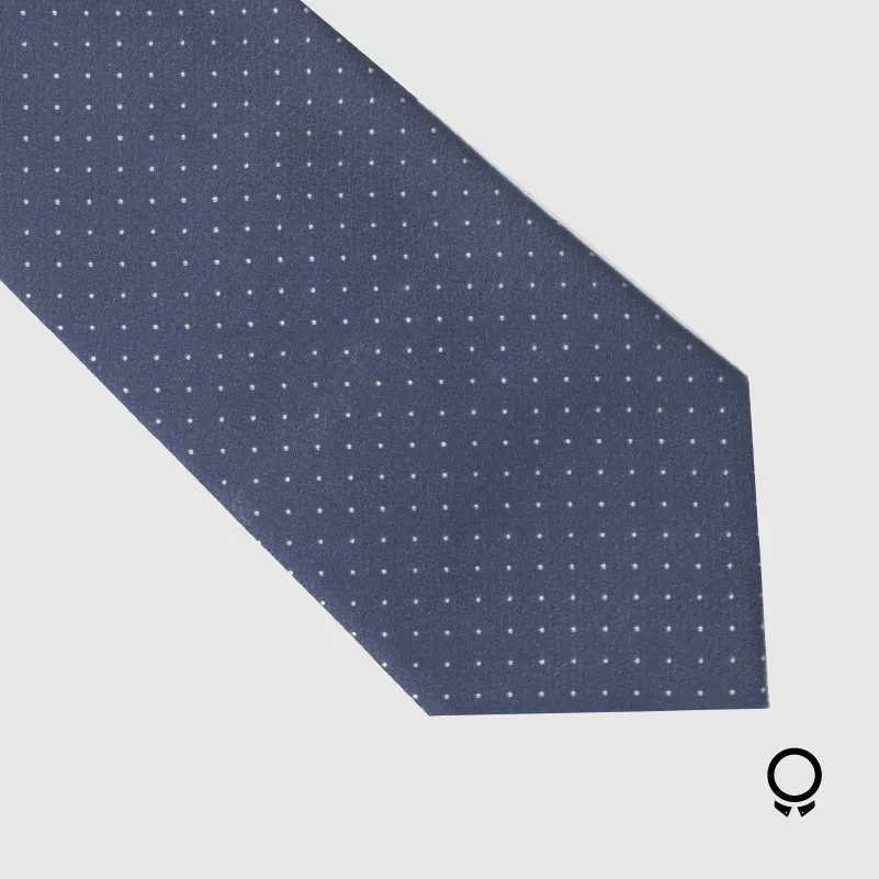 CORBATA PERRY ELLIS AZUL MARINO CON PUNTOS