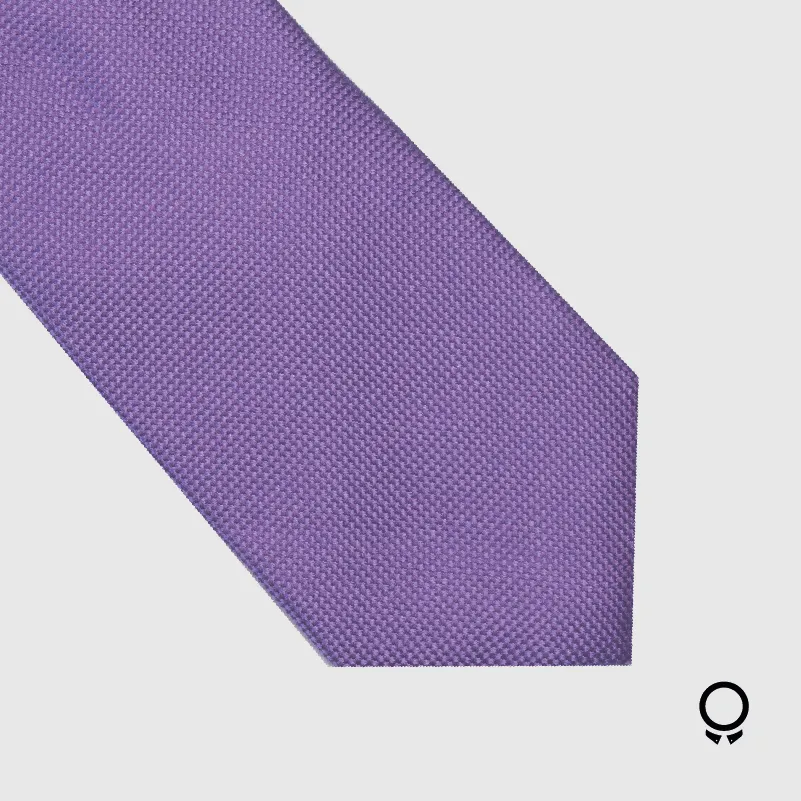 CORBATA PERRY ELLIS LILA A CUADRITOS